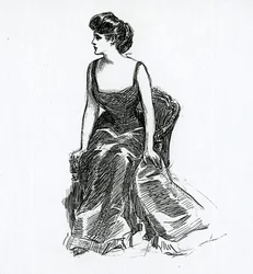 Ein Gibson-Mädchen, ca. 1902